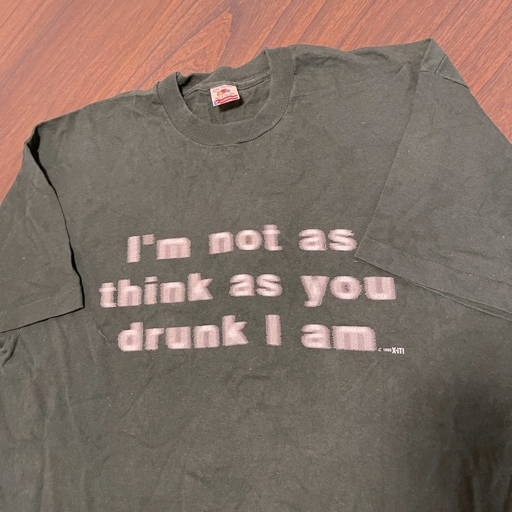 Vintage drunk tee size XXL 1995